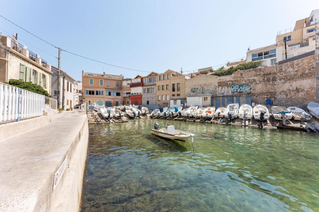 A La Calanque - Jolie Maison En Bord De Mer Marseille Exteriör bild