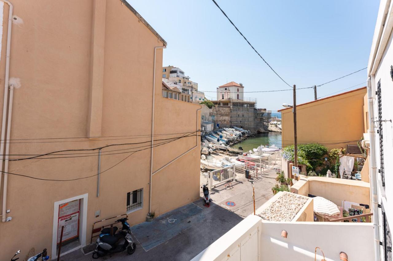 A La Calanque - Jolie Maison En Bord De Mer Marseille Exteriör bild