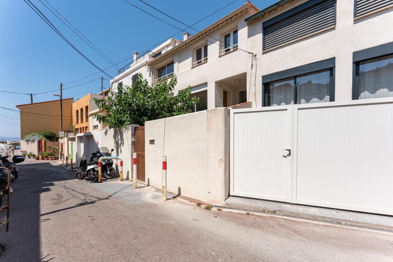 A La Calanque - Jolie Maison En Bord De Mer Marseille Exteriör bild